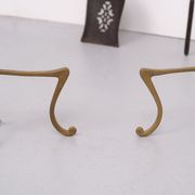 19 Century, Brass Fire Place Tools, Dutch