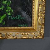 Important Oil on Canvas “La Tahitienne” signed Morillon – 1985