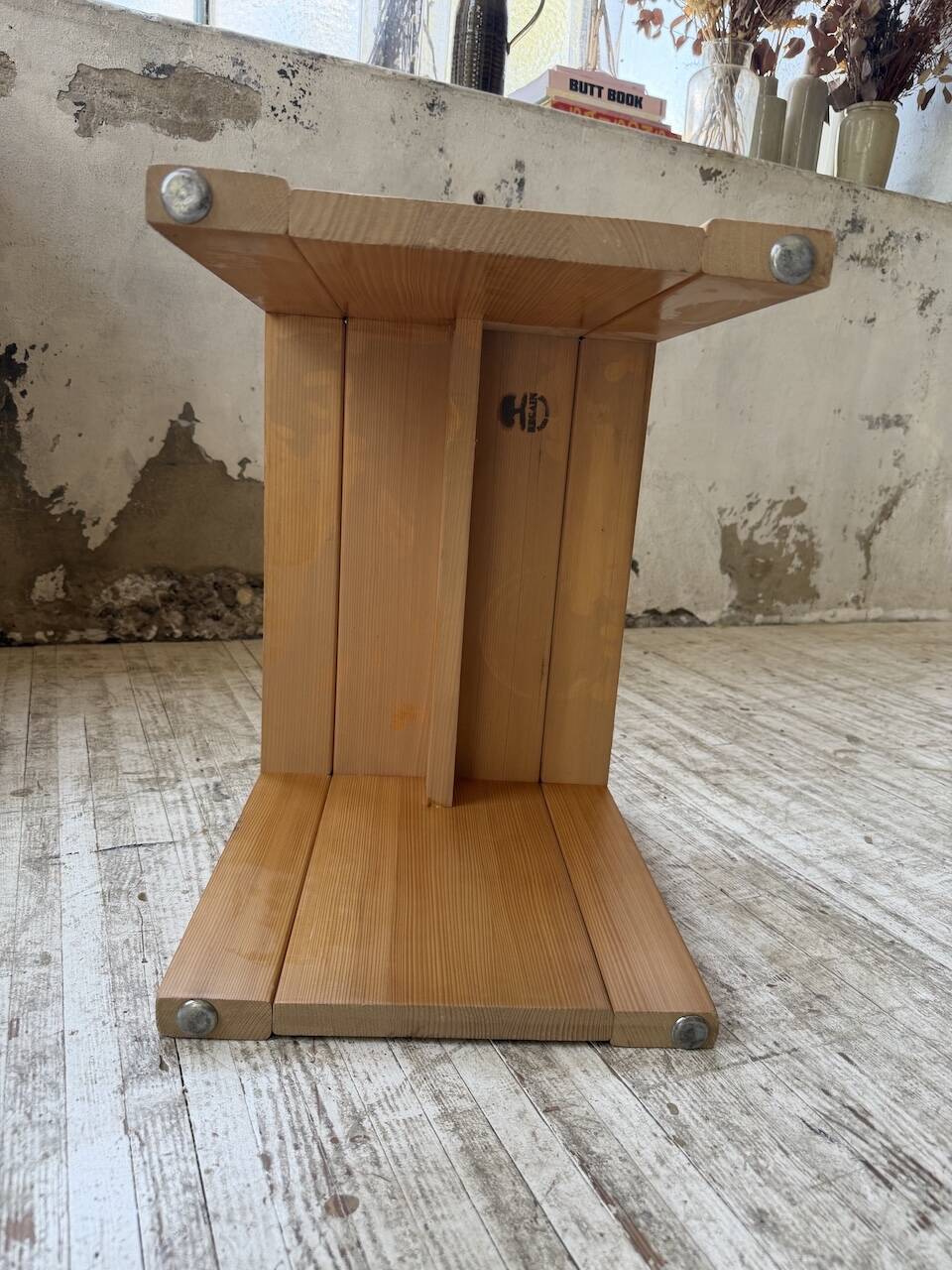 Bureau + commode + tabouret pin Maison Regain Savoie