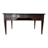 Bureau plat de style Louis XVI - Directoire en acajou