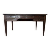 Bureau plat de style Louis XVI - Directoire en acajou
