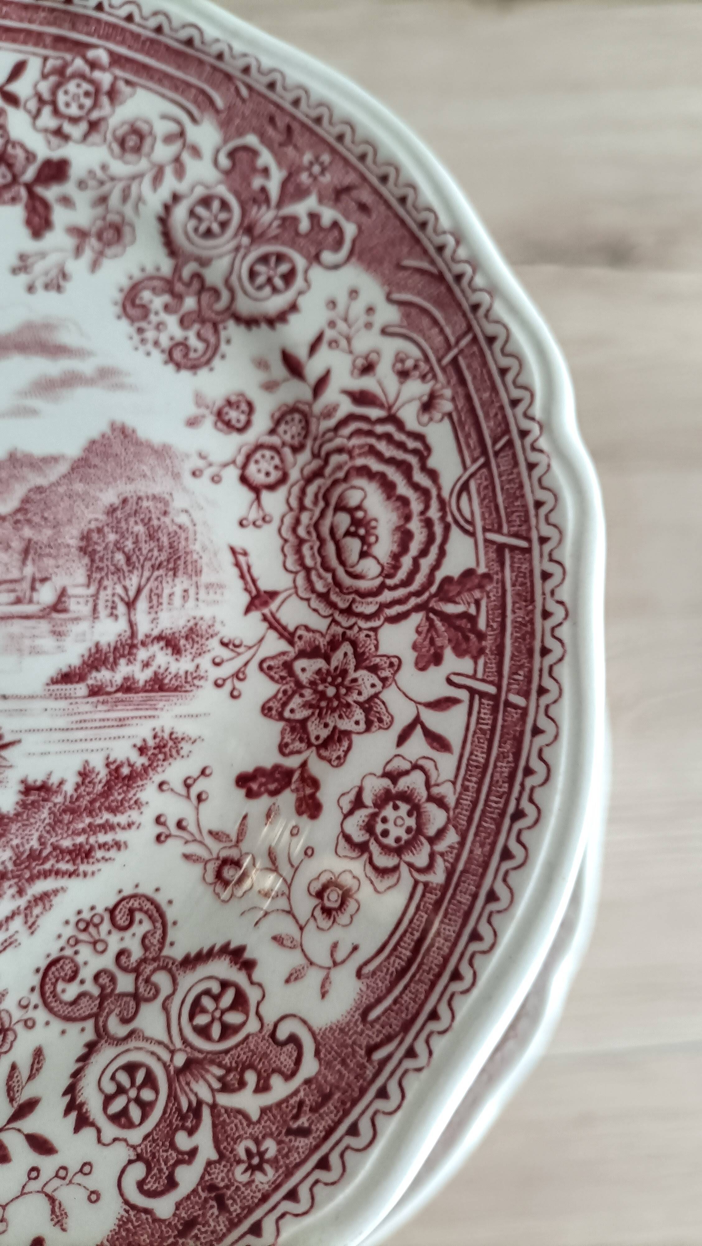 3-tier serving dish "Burgenland" Villeroy & Boch red