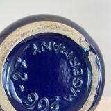 Vase bleu fat lava