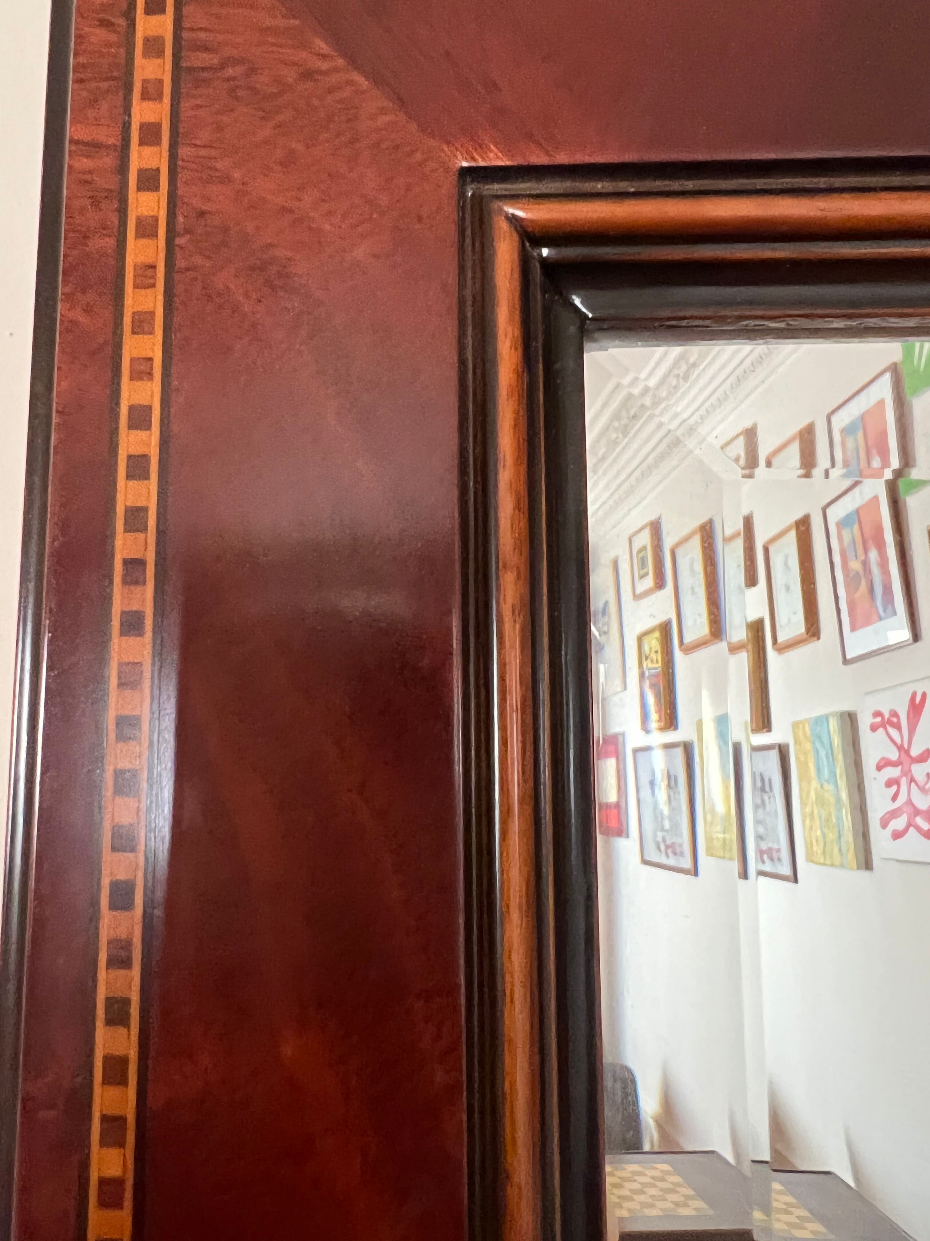 Wooden mirror 55 x 95cm