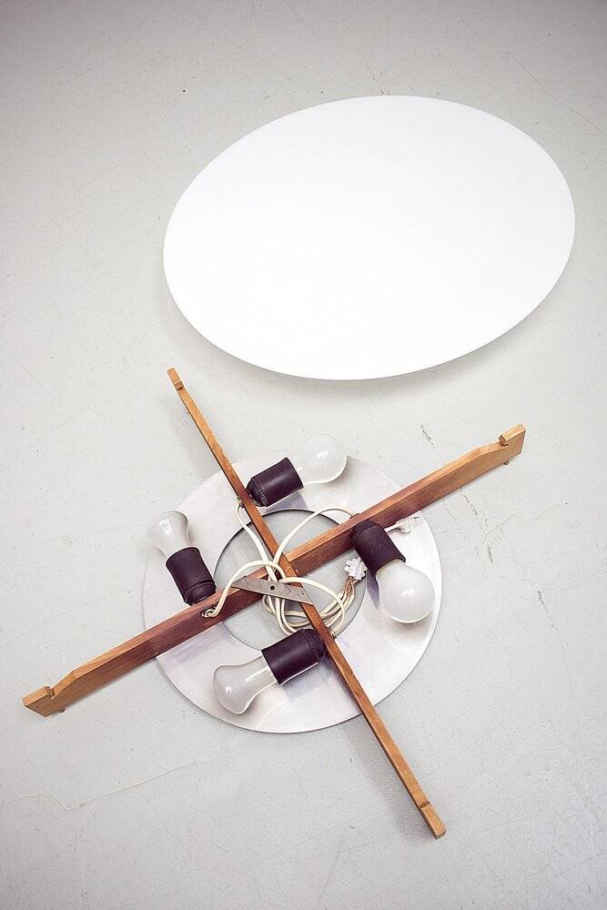 Large Plafo Ceiling Lamp by Östen Kristiansson for Luxus
