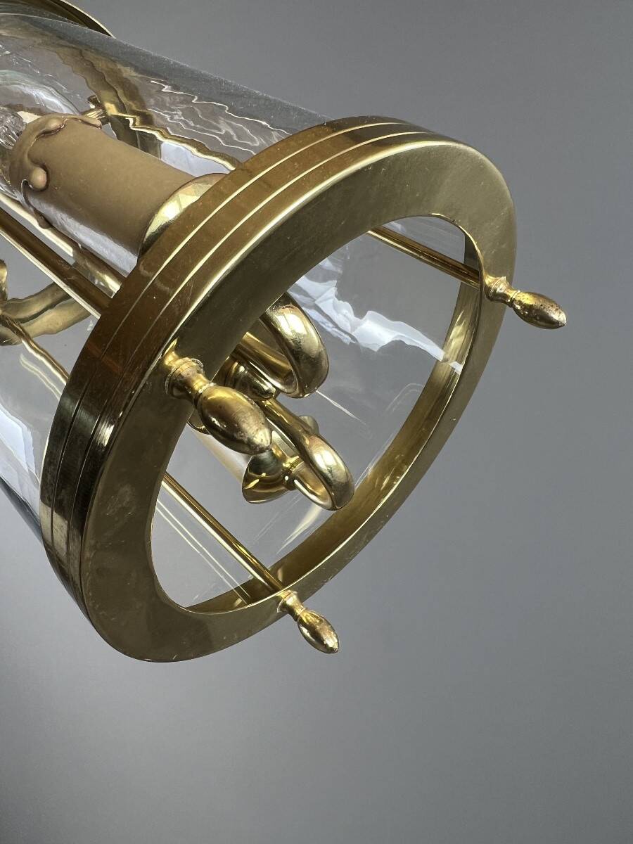 Bronze and brass lantern, 20th century