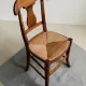 Cherry wood chair in Directoire style