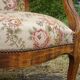 Antique Voltaire armchair with 4-position reclining backrest