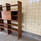 Vintage elm wood wall unit