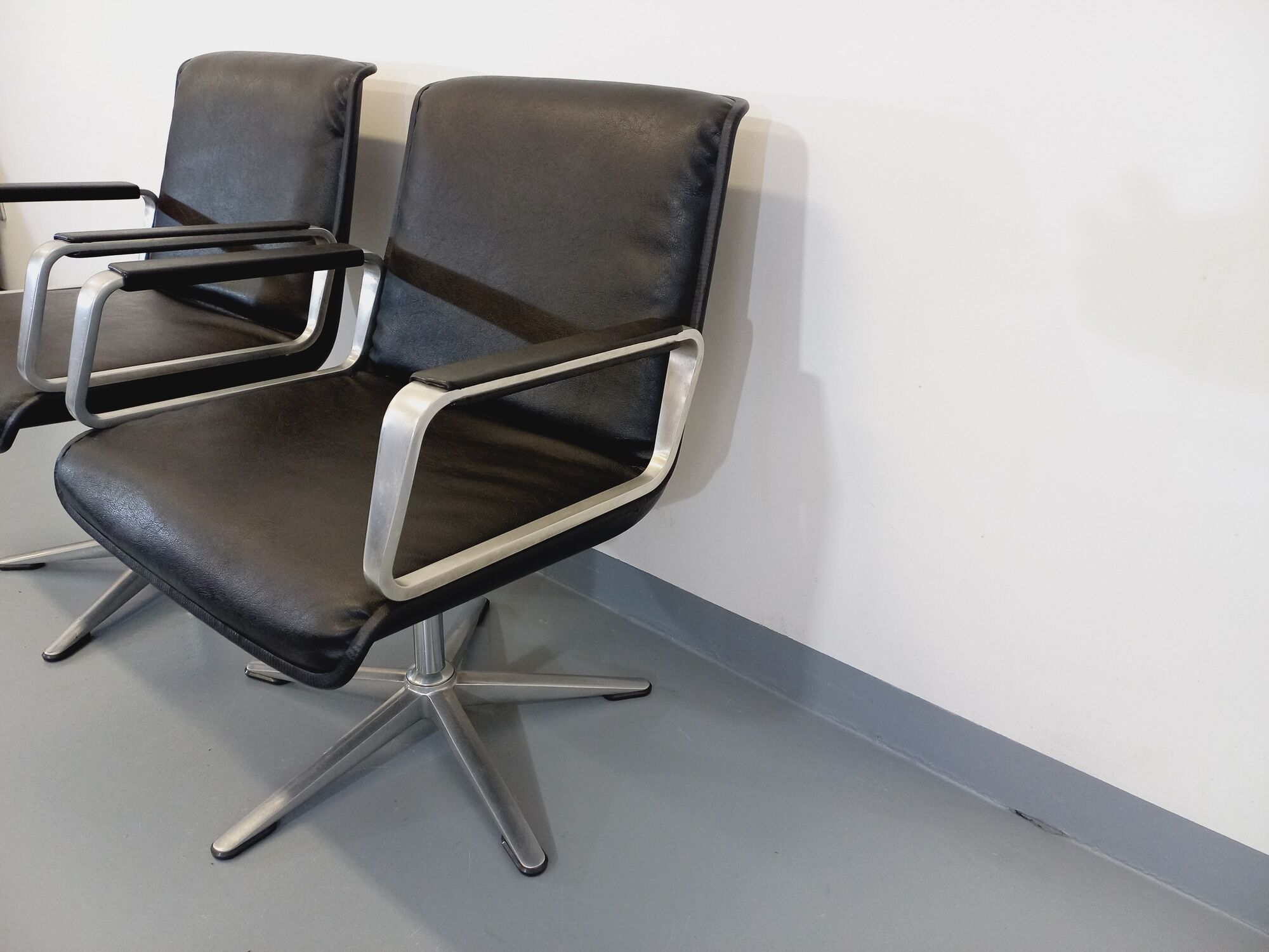 Pair of vintage office armchairs from the 60s and 70s by Wilkhahn