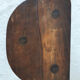 Vintage milking stool , wooden, tripod , 50s