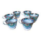 6 Canton Boch Frères cups