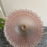 Art Deco cut glass pendant light