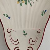 Ravier old earthenware shell KG Lunéville