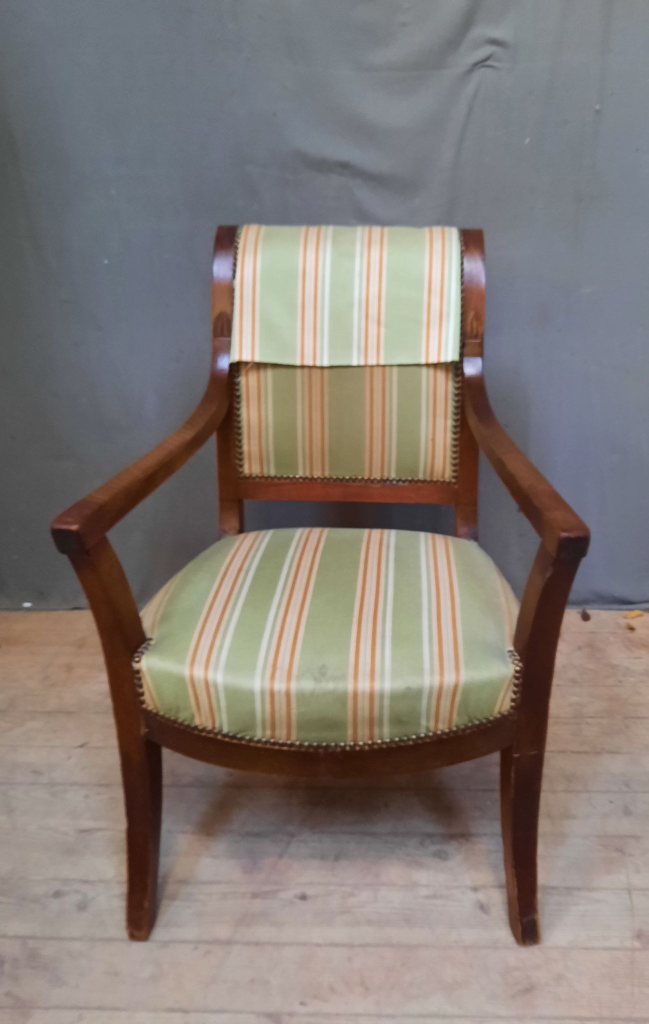 Nineteenth-century officer's chair