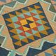Turkish Handwoven Vintage Herki Kilim 95 cm x 360 cm
