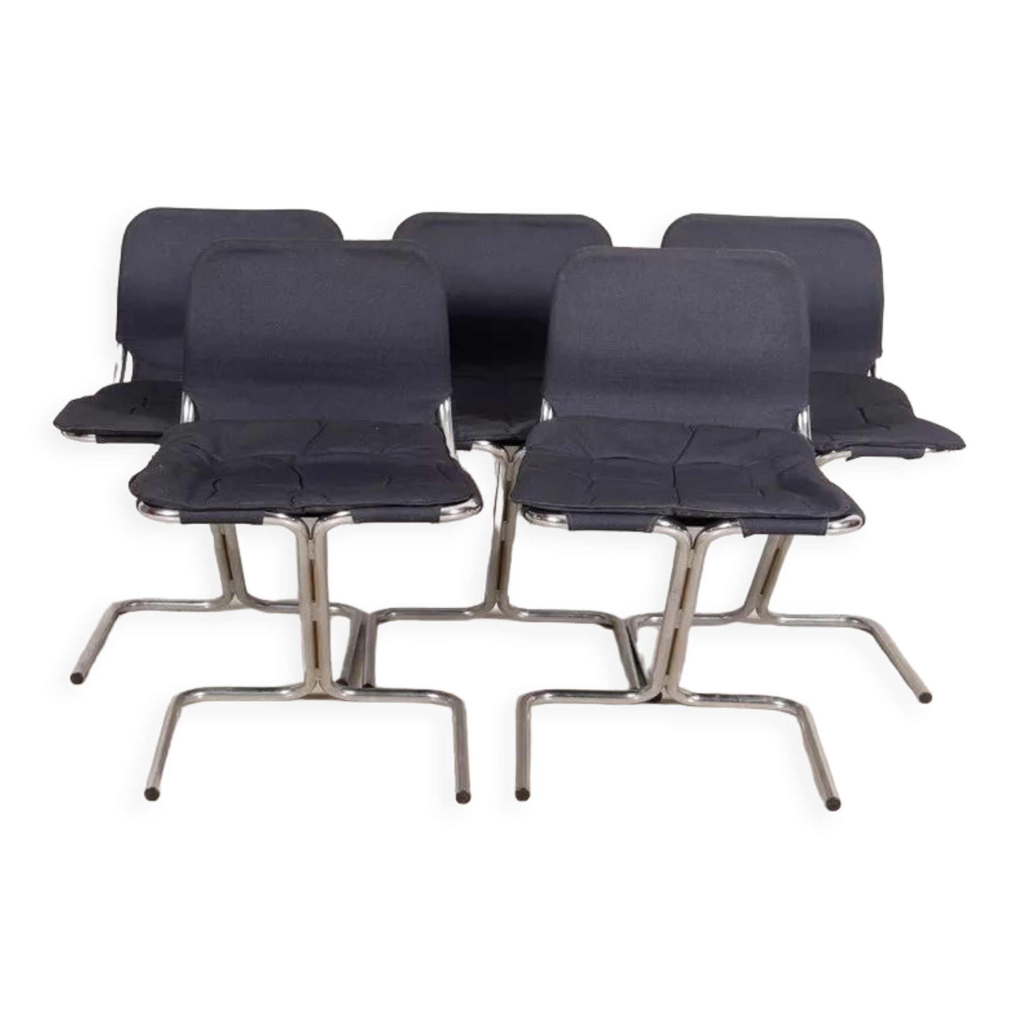 Set of 5 chairs by Ekstrand & Norman ,1970s Dux