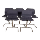 Set of 5 chairs by Ekstrand & Norman ,1970s Dux