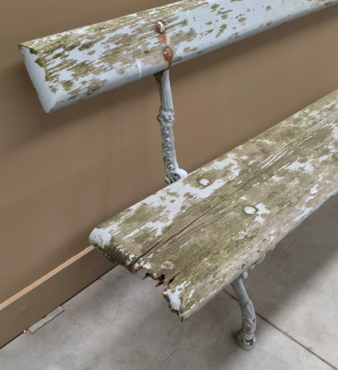 French vintage Garden Bench