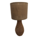 Rattan lamp and jute lampshade
