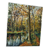 Signed forest landscape