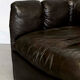 Vintage leather armchair custom-made Chancellor's Bungalow