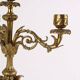 Antique candelabrum in bronze and black marble, Europe, 19th century.