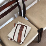Wooden chairs, Scandinavian style.
