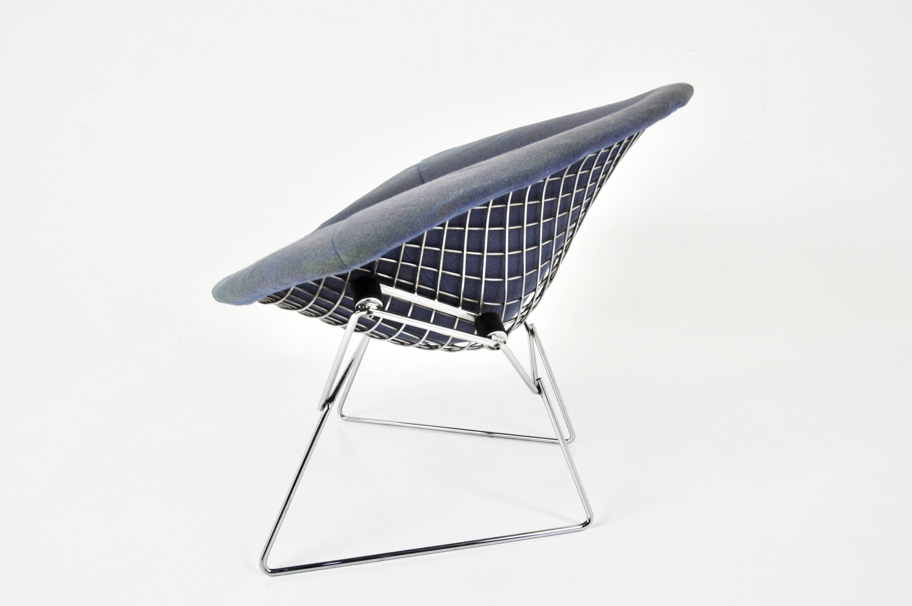 Large Diamond armchair by Harry Bertoia for Knoll, 1970s