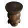 OPAL stool in hand-carved solid recycled teak