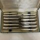 12 table knives - Silver metal - Rococo style
