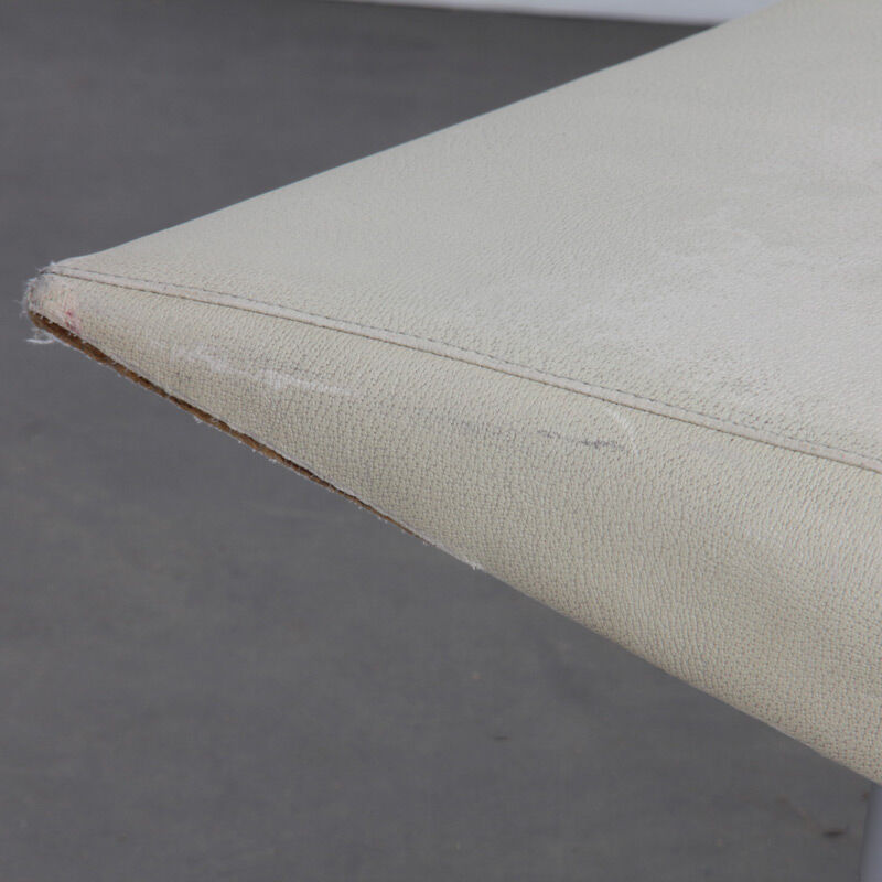 Leatherette bench from the 1980s
