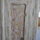 Painted double wardrobe in wood