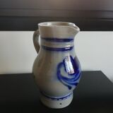 Blue gray stoneware pitcher 1L.