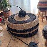 Large Boga woven pendant light (Ghana)