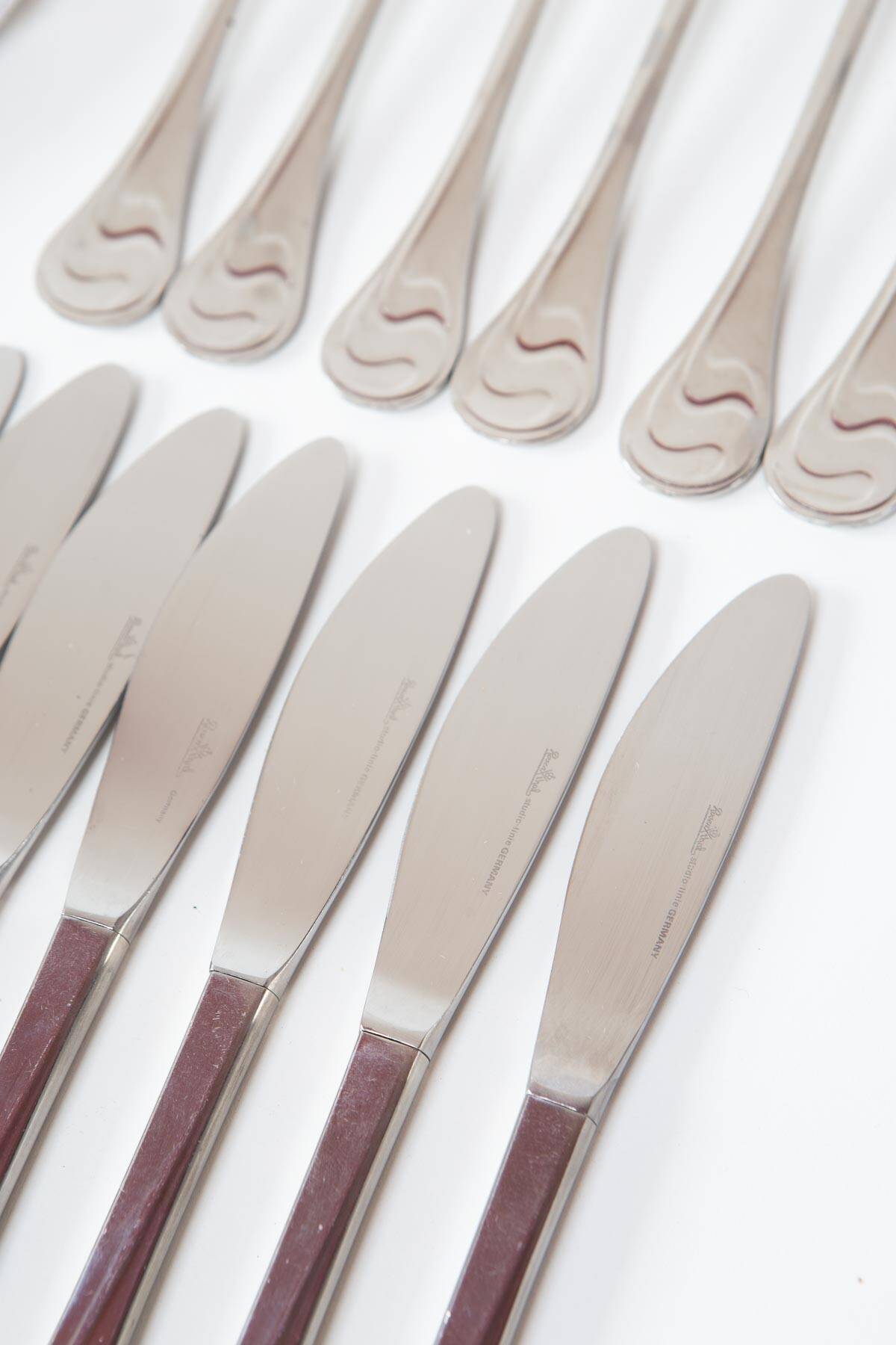 Rosenthal cutlery set. Asimmetria. Bjorn Wiinblad for 4 (8 pieces)