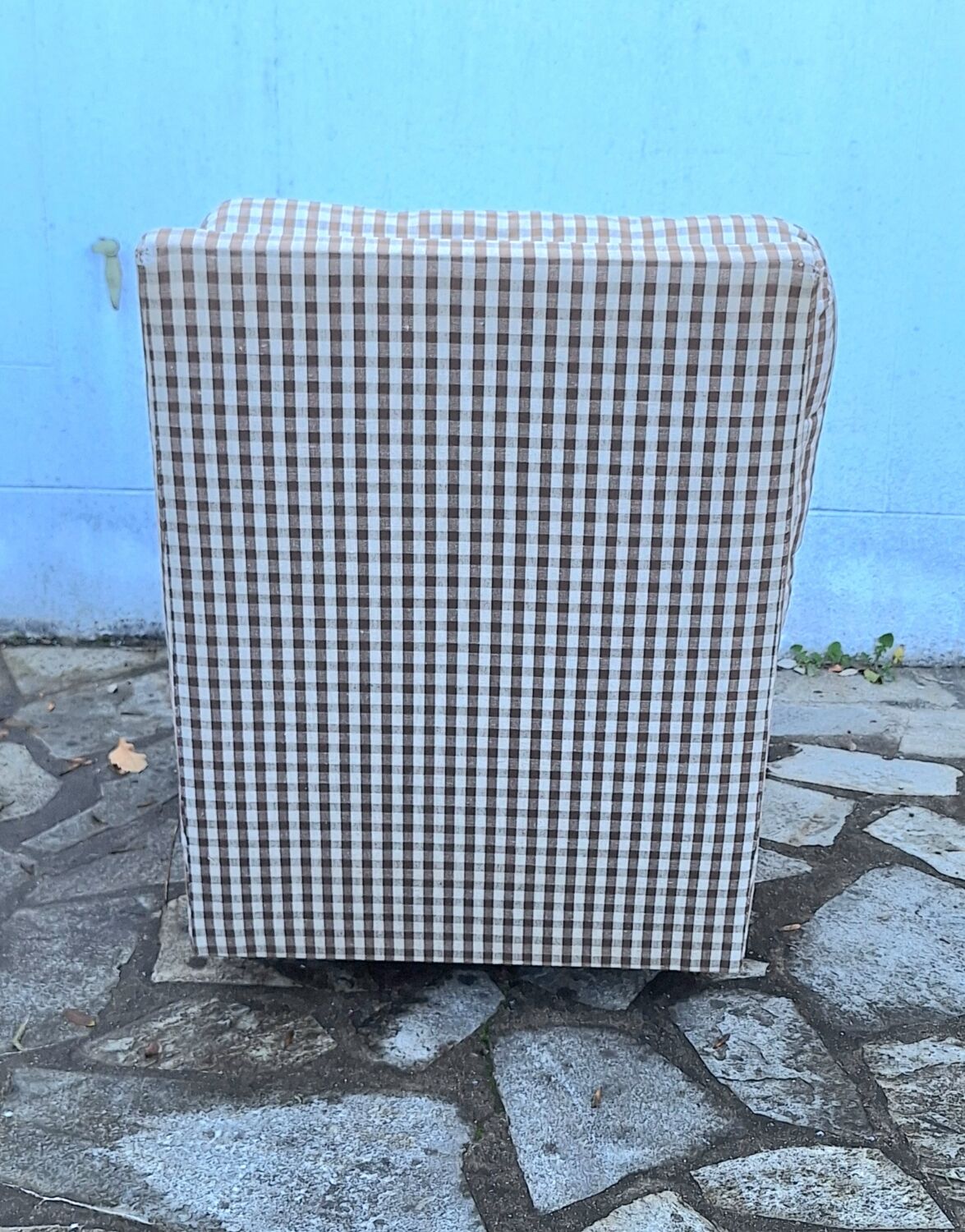 Vintage fabric armchair