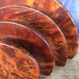Door art deco walnut bramble