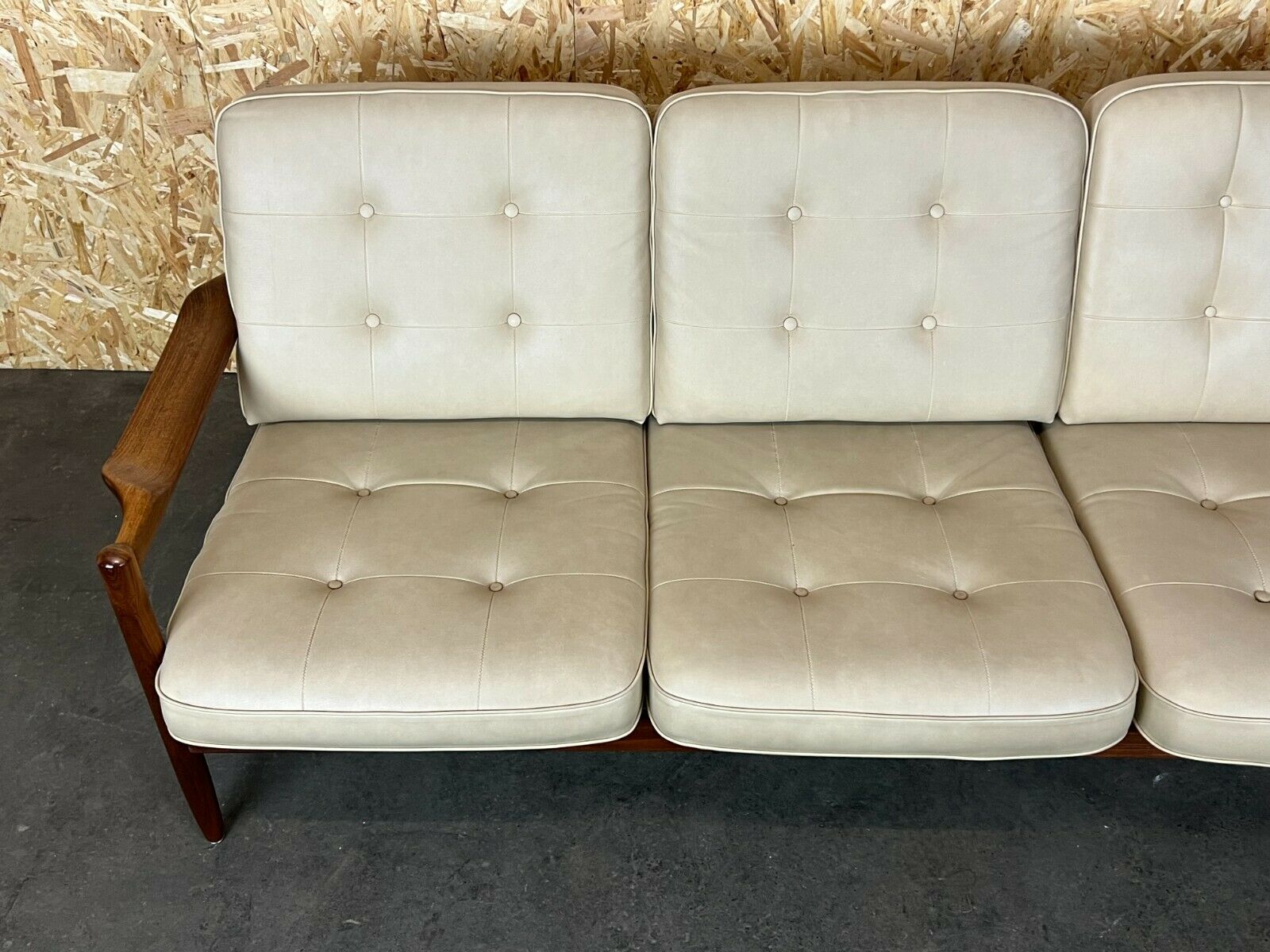 60s 70s sofa 3 seater couch seating set Danish Modern Design Denmark 60s 70s