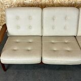 60s 70s sofa 3 seater couch seating set Danish Modern Design Denmark 60s 70s