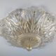Lampe de plafond Foglia d’Oro de Barovier & Toso, Murano, Italie, années 1980.