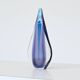 Flavio Poli Sommerso "Teardrop" vase Murano glass Seguso Italy 1960