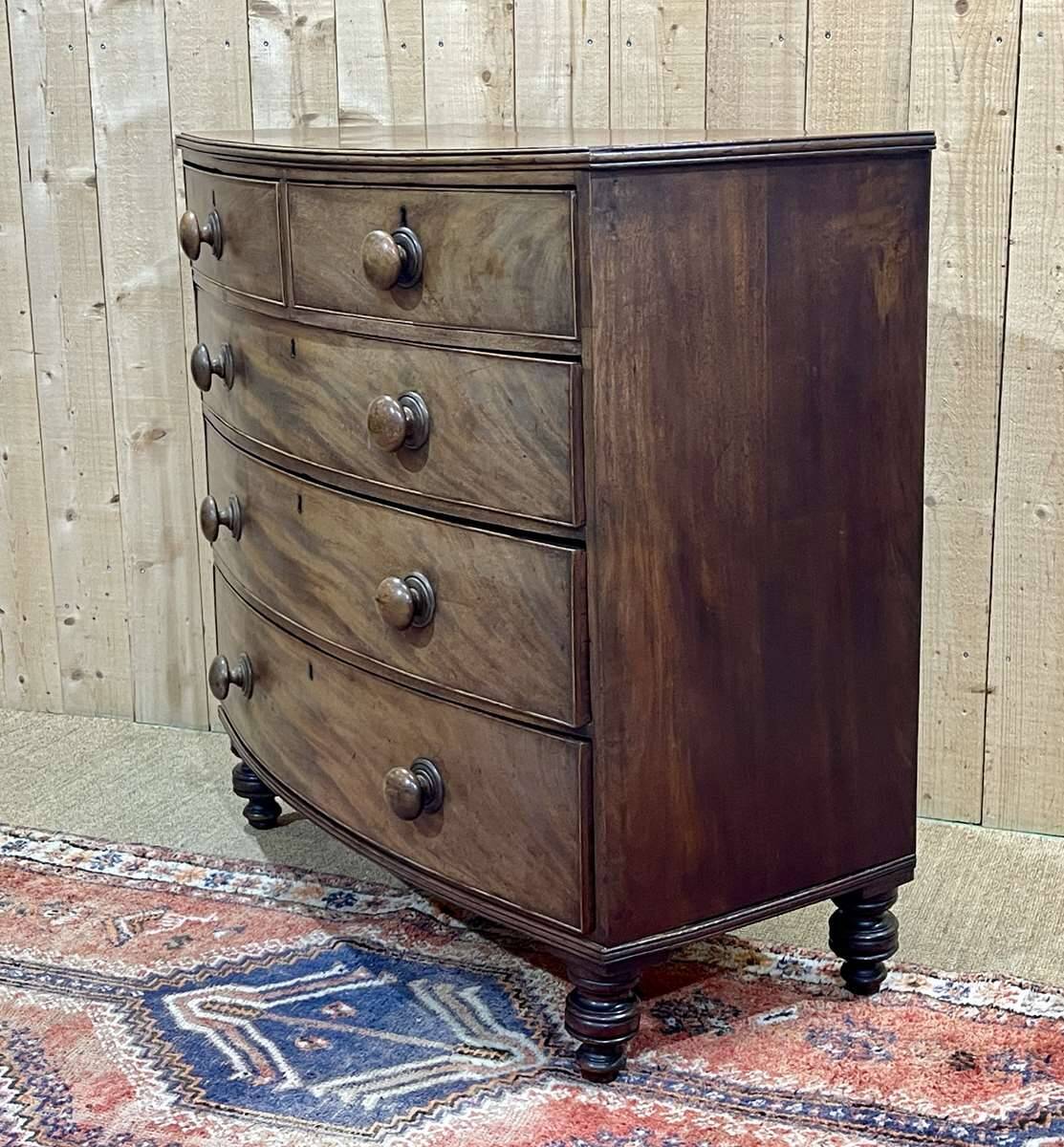 19th century Victorian mahogany chest of drawers
