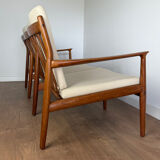 Scandinavian banquette in the style of Sven Ellekaer Eriksen from the 1960s.