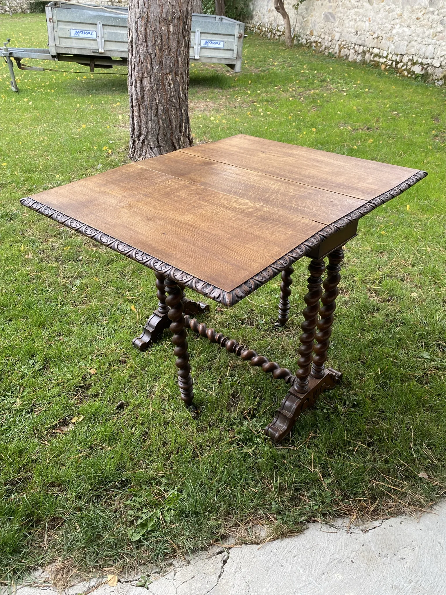 Table Get leg en chêne