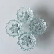 Bougeoir étoilé en cristal