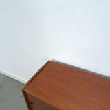 Teak veneer sideboard with drawers from Sweden