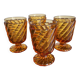 Baccarat amber glasses