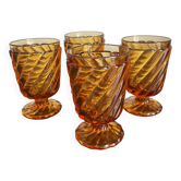 Verres ambrés Baccarat