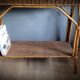 Planter door rattan plant